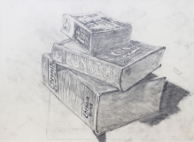 Bücherstapel "Kunst"