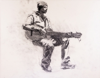 Musiker mit Gitarre