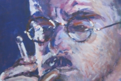 Klaus Mann - Acryl auf naturweißem Zeichenkarton - 40 cm x 59 cm