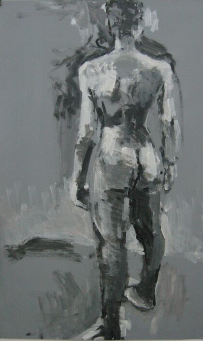 Stehender Akt (Grisaille)